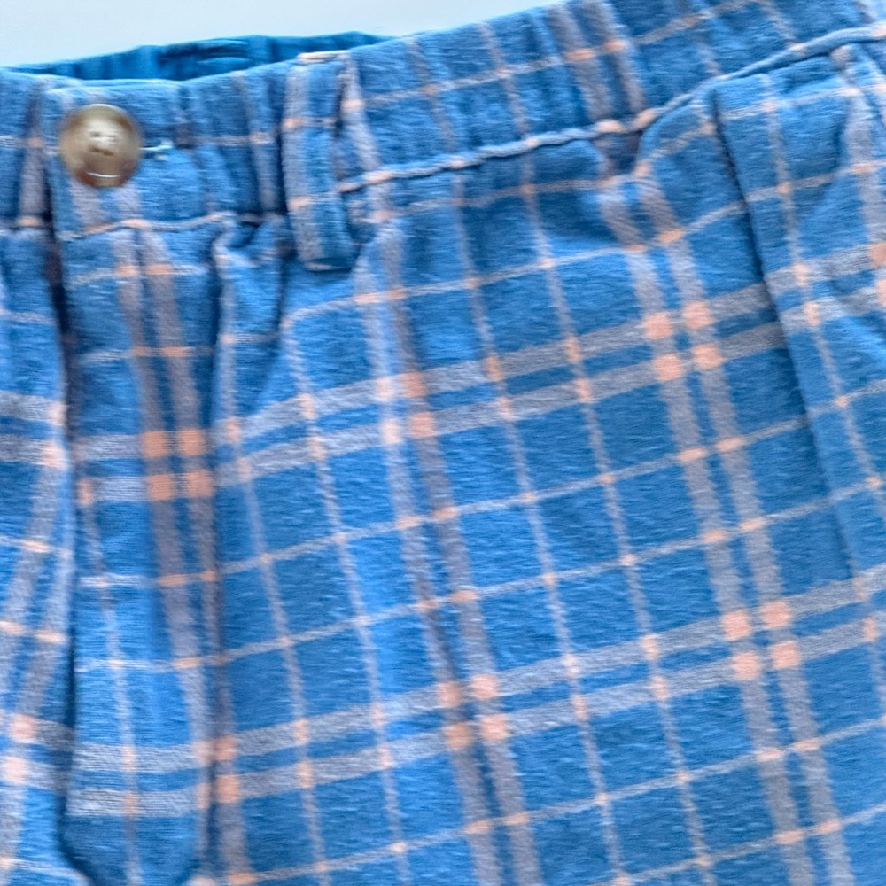 Chubbies Reversible Shorts Mens Large L Plaid Lounge Casual Weekend Aqua & Pink‎ - Picture 3 of 13